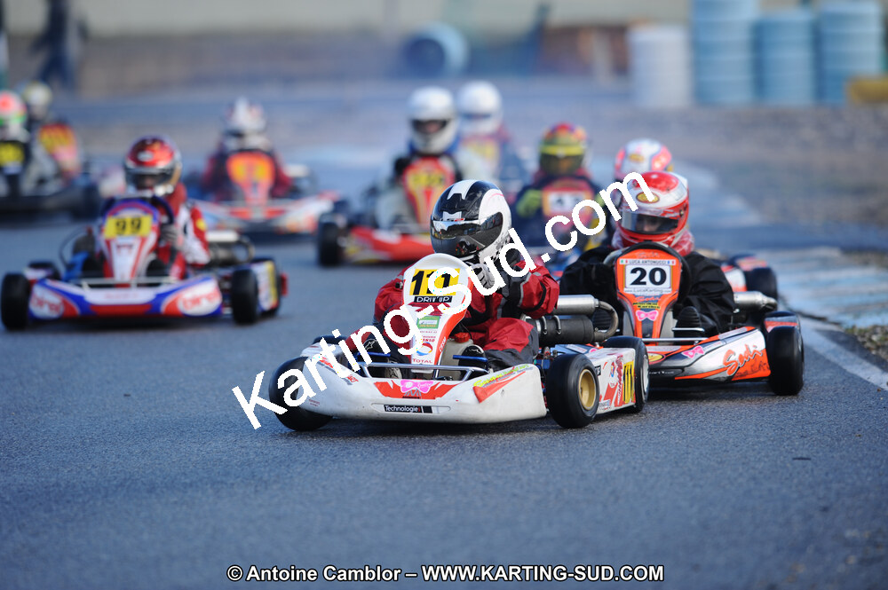 27/02/2011 : 1ère manche du Trophée Vincent Sanchez à Lavelanet (Photos Antoine Camblor) 2011 — karting