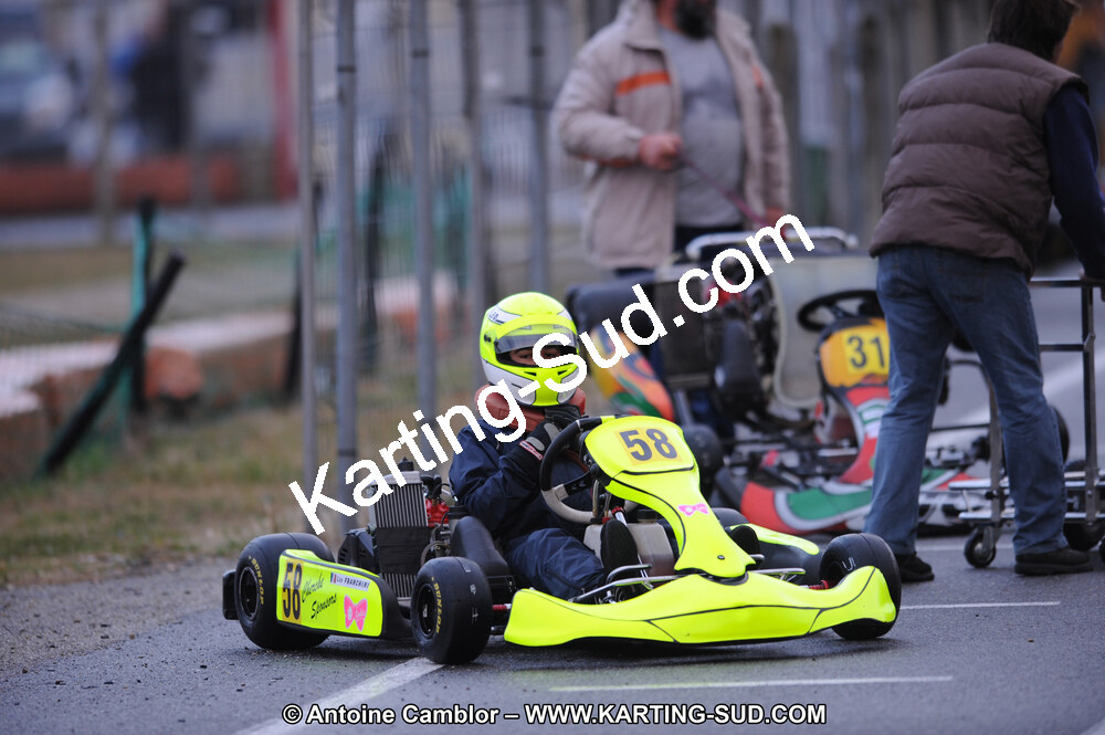 27/02/2011 : 1ère manche du Trophée Vincent Sanchez à Lavelanet (Photos Antoine Camblor) 2011 — karting