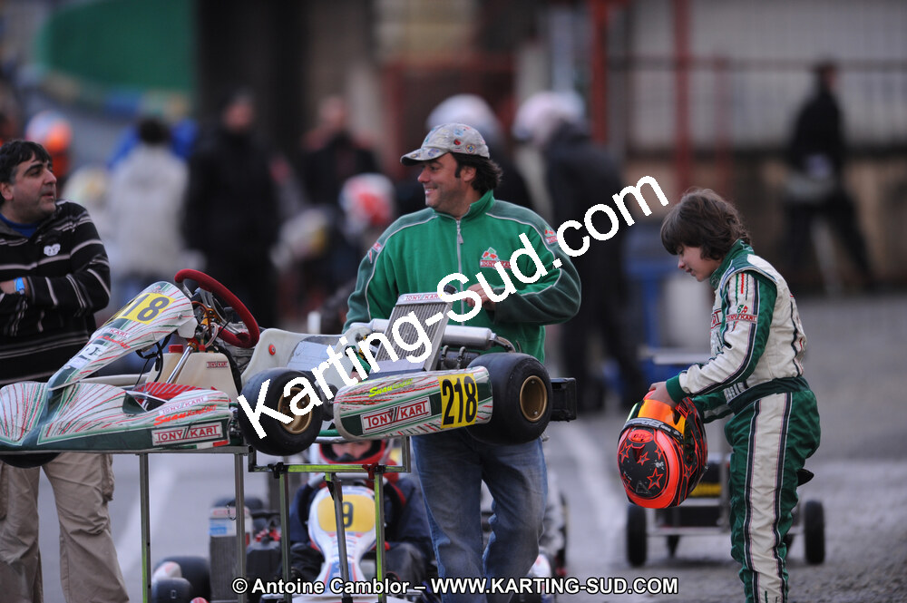 27/02/2011 : 1ère manche du Trophée Vincent Sanchez à Lavelanet (Photos Antoine Camblor) 2011 — karting