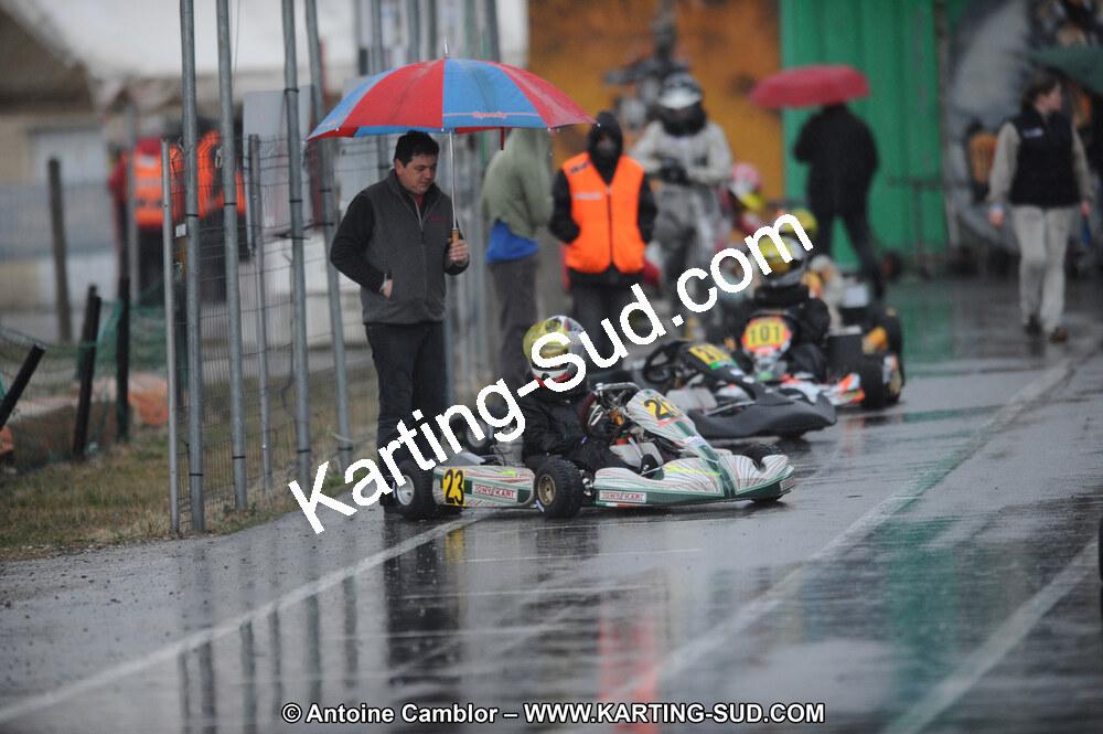 27/02/2011 : 1ère manche du Trophée Vincent Sanchez à Lavelanet (Photos Antoine Camblor) 2011 — karting