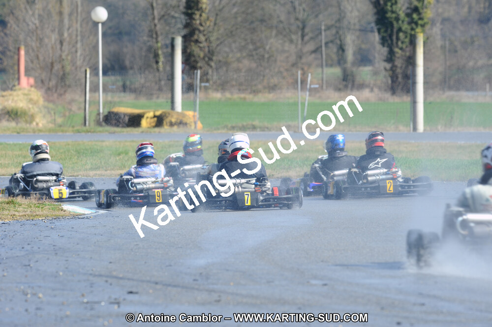 27/02/2011 : 1ère manche du Trophée Vincent Sanchez à Lavelanet (Photos Antoine Camblor) 2011 — karting