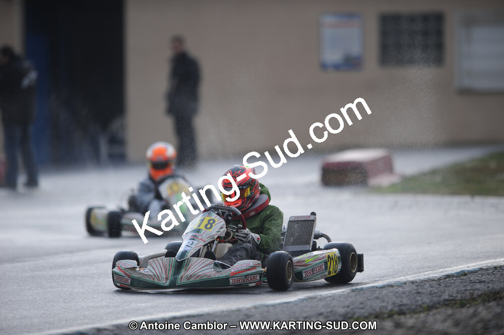 27/02/2011 : 1ère manche du Trophée Vincent Sanchez à Lavelanet (Photos Antoine Camblor) 2011 — karting
