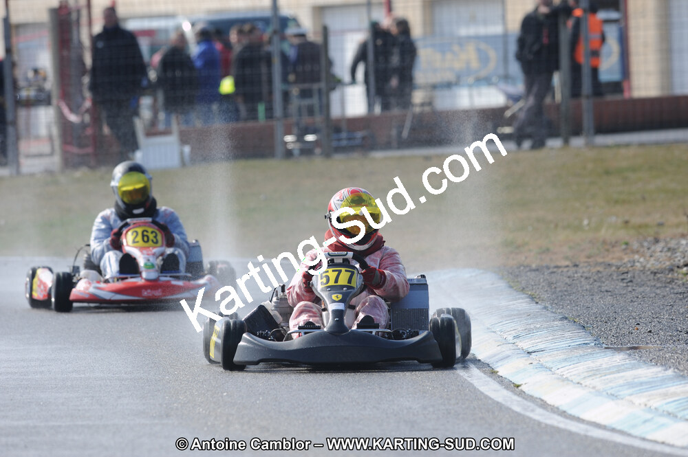 27/02/2011 : 1ère manche du Trophée Vincent Sanchez à Lavelanet (Photos Antoine Camblor) 2011 — karting