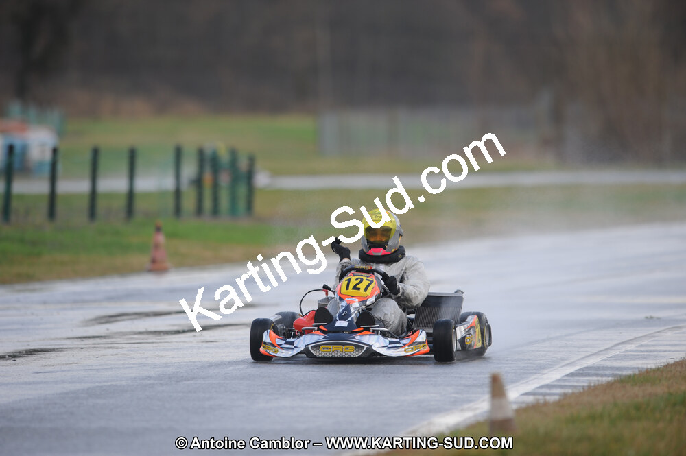 27/02/2011 : 1ère manche du Trophée Vincent Sanchez à Lavelanet (Photos Antoine Camblor) 2011 — karting