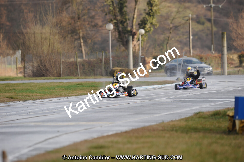 27/02/2011 : 1ère manche du Trophée Vincent Sanchez à Lavelanet (Photos Antoine Camblor) 2011 — karting