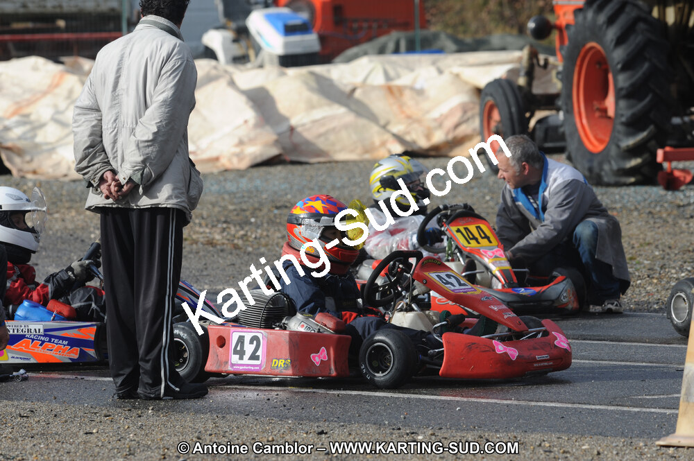 27/02/2011 : 1ère manche du Trophée Vincent Sanchez à Lavelanet (Photos Antoine Camblor) 2011 — karting
