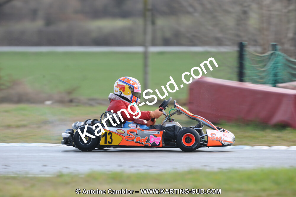 27/02/2011 : 1ère manche du Trophée Vincent Sanchez à Lavelanet (Photos Antoine Camblor) 2011 — karting