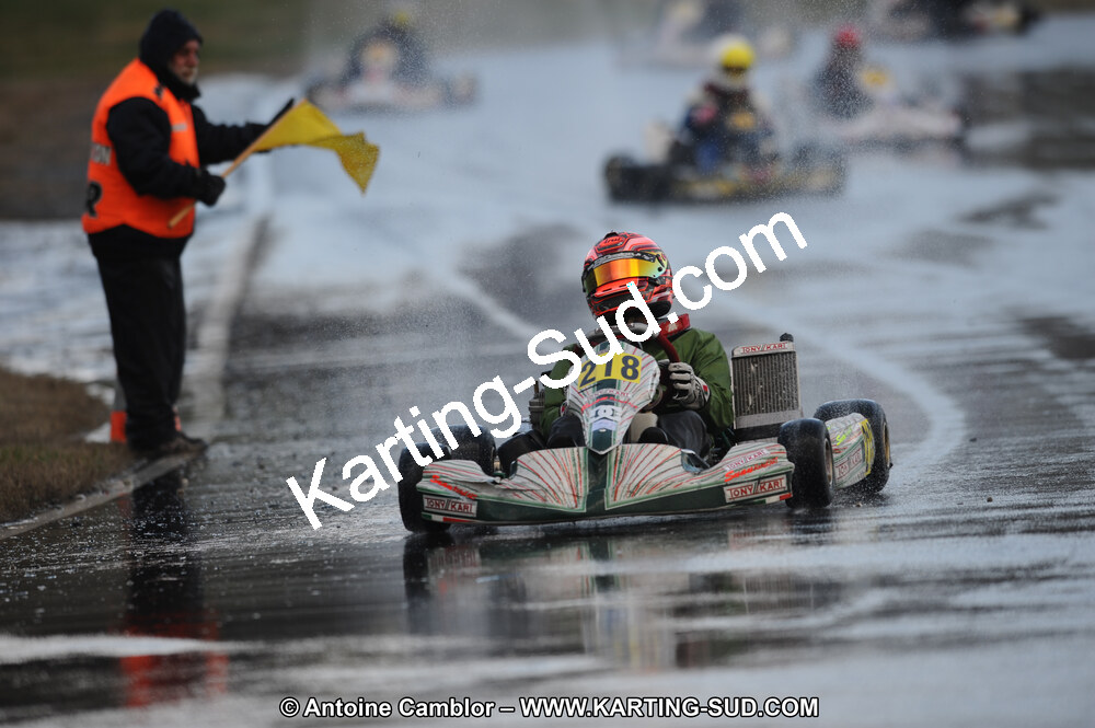 27/02/2011 : 1ère manche du Trophée Vincent Sanchez à Lavelanet (Photos Antoine Camblor) 2011 — karting