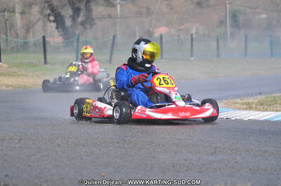 27/02/2011 : 1ère manche du Trophée Vincent Sanchez à Lavelanet (Photos Julien Déjean) 2011 — karting