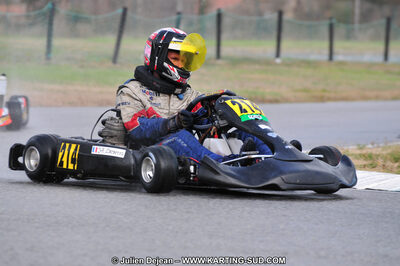 27/02/2011 : 1ère manche du Trophée Vincent Sanchez à Lavelanet (Photos Julien Déjean) 2011 — karting