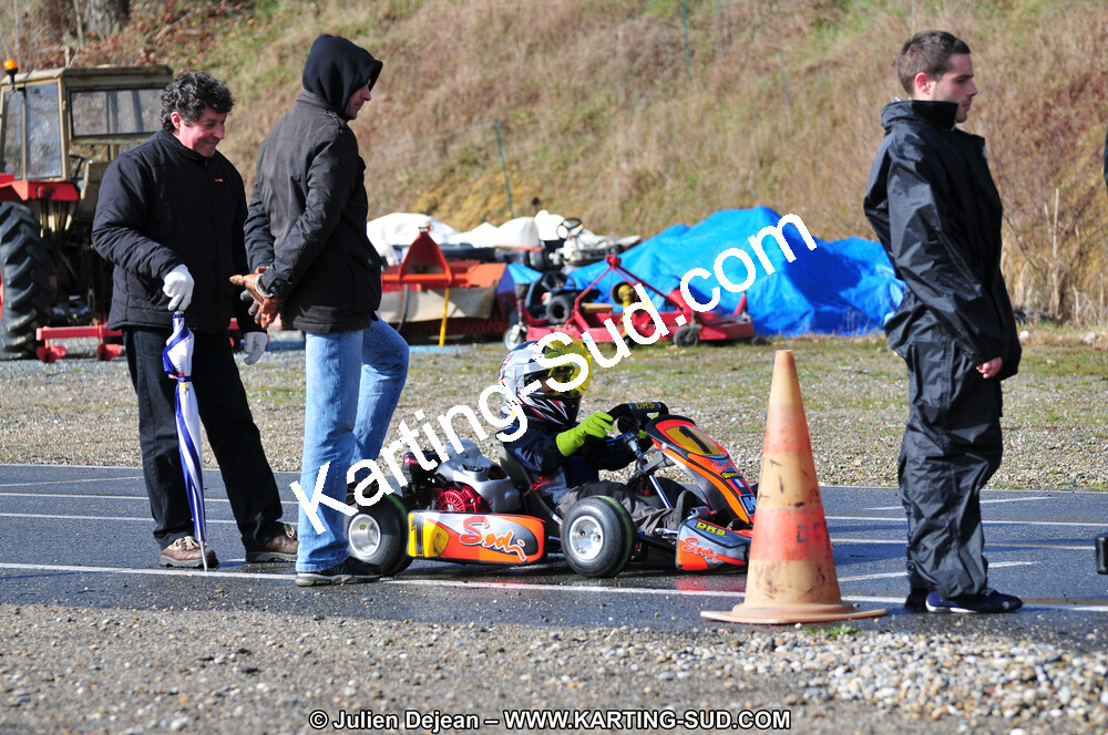 27/02/2011 : 1ère manche du Trophée Vincent Sanchez à Lavelanet (Photos Julien Déjean) 2011 — karting