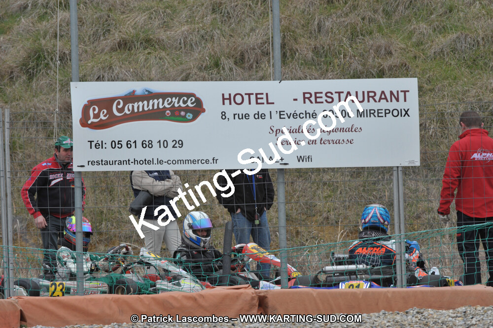 27/02/2011 : 1ère manche du Trophée Vincent Sanchez à Lavelanet (Photos Patrick Lascombes) 2011 — karting