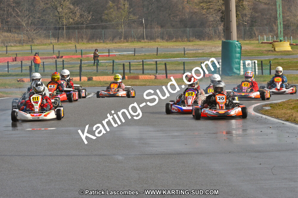 27/02/2011 : 1ère manche du Trophée Vincent Sanchez à Lavelanet (Photos Patrick Lascombes) 2011 — karting