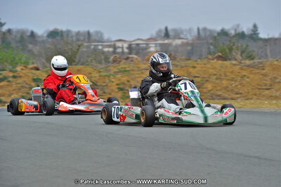 13/03/2011 : 1ère manche du Championnat Open Atlantique à Layrac (Photos Patrick Lascombes) 2011 — karting