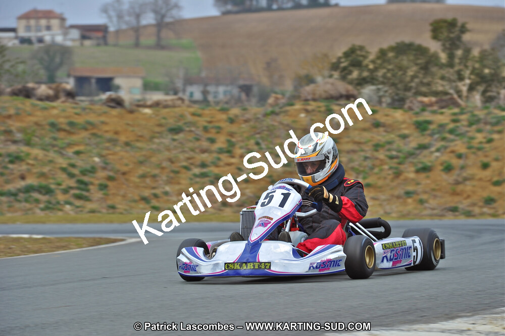 13/03/2011 : 1ère manche du Championnat Open Atlantique à Layrac (Photos Patrick Lascombes) 2011 — karting