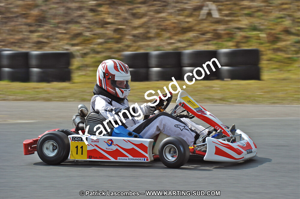 13/03/2011 : 1ère manche du Championnat Open Atlantique à Layrac (Photos Patrick Lascombes) 2011 — karting