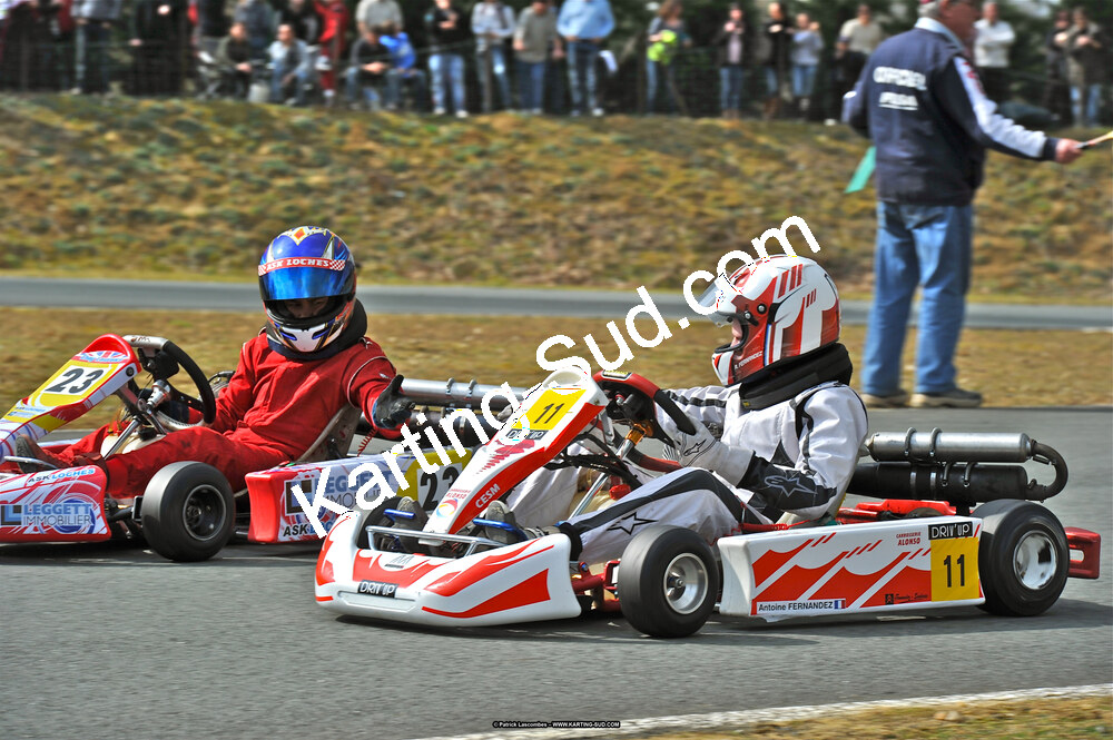 13/03/2011 : 1ère manche du Championnat Open Atlantique à Layrac (Photos Patrick Lascombes) 2011 — karting
