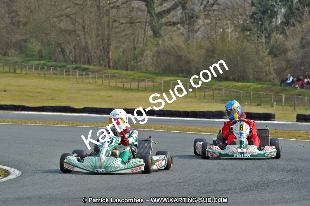 13/03/2011 : 1ère manche du Championnat Open Atlantique à Layrac (Photos Patrick Lascombes) 2011 — karting