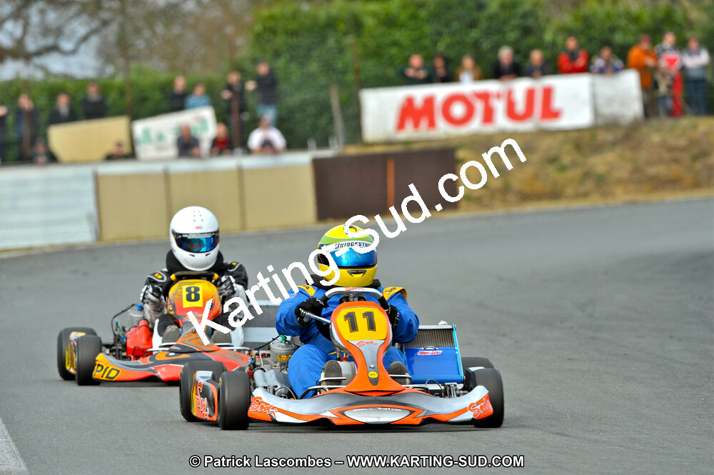 13/03/2011 : 1ère manche du Championnat Open Atlantique à Layrac (Photos Patrick Lascombes) 2011 — karting