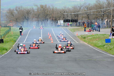 03/04/2011 : 2ème manche du Championnat du Sud à Belmont sur Rance (Photos Antoine Camblor) 2011 — karting