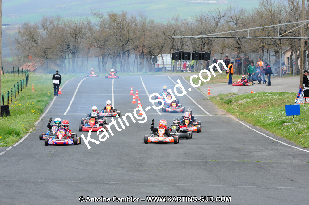 03/04/2011 : 2ème manche du Championnat du Sud à Belmont sur Rance (Photos Antoine Camblor) 2011 — karting