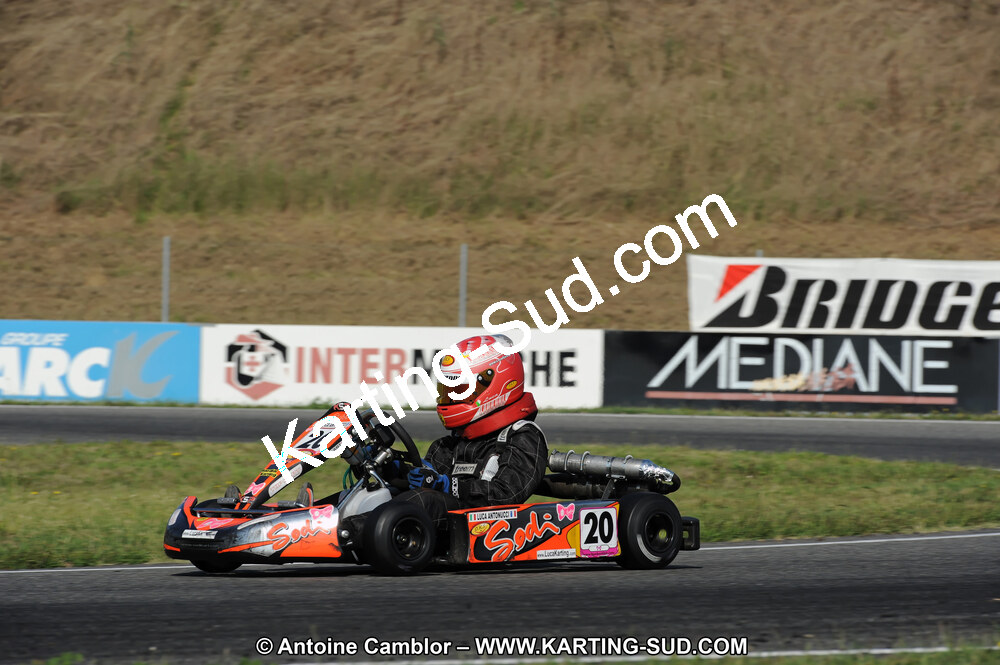 Luca ANTONUCCI — 30 & 31/07/2011 : Championnat de France Minime – Cadet – Nationale à Muret (Photos Antoine Camblor) 2011 — karting