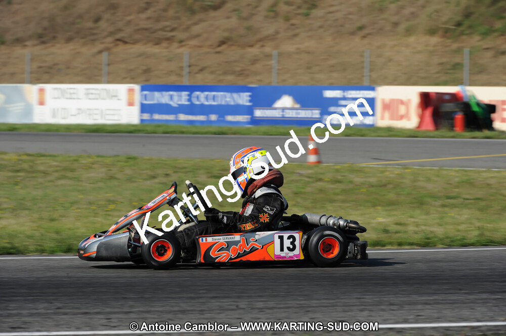 Steven SERVANT — 30 & 31/07/2011 : Championnat de France Minime – Cadet – Nationale à Muret (Photos Antoine Camblor) 2011 — karting