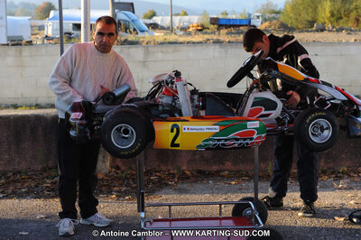 Sébastien PINEAU — 22 & 23/10/2011 : 2ème manche du Trophée Vincent Sanchez à Lavelanet (Photos Antoine Camblor) 2011 — karting