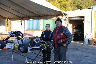 22 & 23/10/2011 : 2ème manche du Trophée Vincent Sanchez à Lavelanet (Photos Antoine Camblor) 2011 — karting