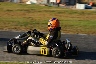 Pierre ECHE — 22 & 23/10/2011 : 2ème manche du Trophée Vincent Sanchez à Lavelanet (Photos Antoine Camblor) 2011 — karting