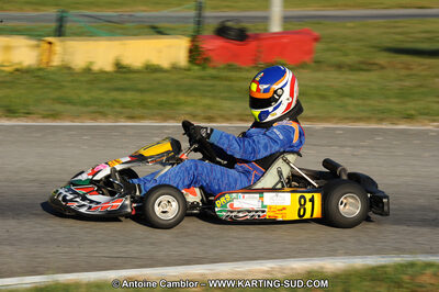 Emilie FARNIERE — 22 & 23/10/2011 : 2ème manche du Trophée Vincent Sanchez à Lavelanet (Photos Antoine Camblor) 2011 — karting