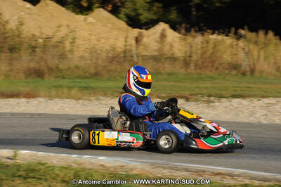 Emilie FARNIERE — 22 & 23/10/2011 : 2ème manche du Trophée Vincent Sanchez à Lavelanet (Photos Antoine Camblor) 2011 — karting