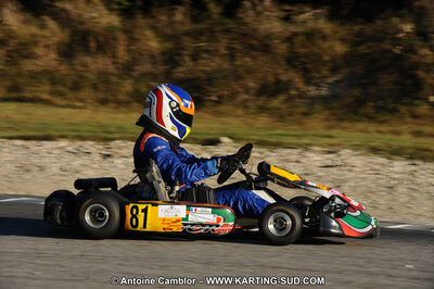 Emilie FARNIERE — 22 & 23/10/2011 : 2ème manche du Trophée Vincent Sanchez à Lavelanet (Photos Antoine Camblor) 2011 — karting