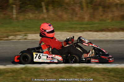 Yoann DARRODES — 22 & 23/10/2011 : 2ème manche du Trophée Vincent Sanchez à Lavelanet (Photos Antoine Camblor) 2011 — karting
