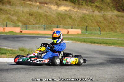 Emilie FARNIERE — 22 & 23/10/2011 : 2ème manche du Trophée Vincent Sanchez à Lavelanet (Photos Antoine Camblor) 2011 — karting