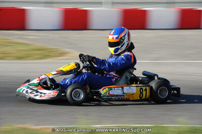 Emilie FARNIERE — 22 & 23/10/2011 : 2ème manche du Trophée Vincent Sanchez à Lavelanet (Photos Antoine Camblor) 2011 — karting