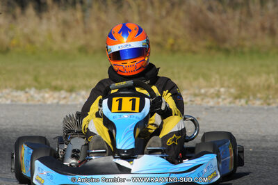 Pierre ECHE — 22 & 23/10/2011 : 2ème manche du Trophée Vincent Sanchez à Lavelanet (Photos Antoine Camblor) 2011 — karting