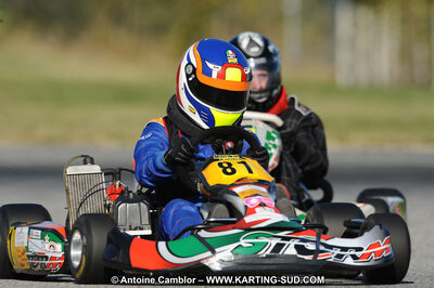 Emilie FARNIERE — 22 & 23/10/2011 : 2ème manche du Trophée Vincent Sanchez à Lavelanet (Photos Antoine Camblor) 2011 — karting
