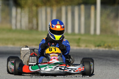 Emilie FARNIERE — 22 & 23/10/2011 : 2ème manche du Trophée Vincent Sanchez à Lavelanet (Photos Antoine Camblor) 2011 — karting