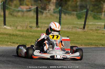 Jeannick DARFEUILLE — 22 & 23/10/2011 : 2ème manche du Trophée Vincent Sanchez à Lavelanet (Photos Antoine Camblor) 2011 — karting