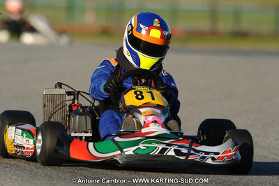 Emilie FARNIERE — 22 & 23/10/2011 : 2ème manche du Trophée Vincent Sanchez à Lavelanet (Photos Antoine Camblor) 2011 — karting