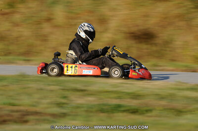 Emmanuel CACHEUX — 22 & 23/10/2011 : 2ème manche du Trophée Vincent Sanchez à Lavelanet (Photos Antoine Camblor) 2011 — karting