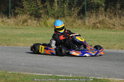 Didier FAURE — 22 & 23/10/2011 : 2ème manche du Trophée Vincent Sanchez à Lavelanet (Photos Antoine Camblor) 2011 — karting