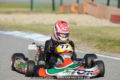 Olivia PAREDE — 22 & 23/10/2011 : 2ème manche du Trophée Vincent Sanchez à Lavelanet (Photos Antoine Camblor) 2011 — karting