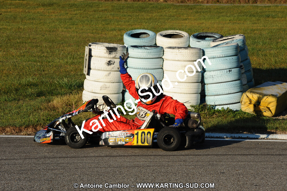 Gilles DUPRAT — 22 & 23/10/2011 : 2ème manche du Trophée Vincent Sanchez à Lavelanet (Photos Antoine Camblor) 2011 — karting