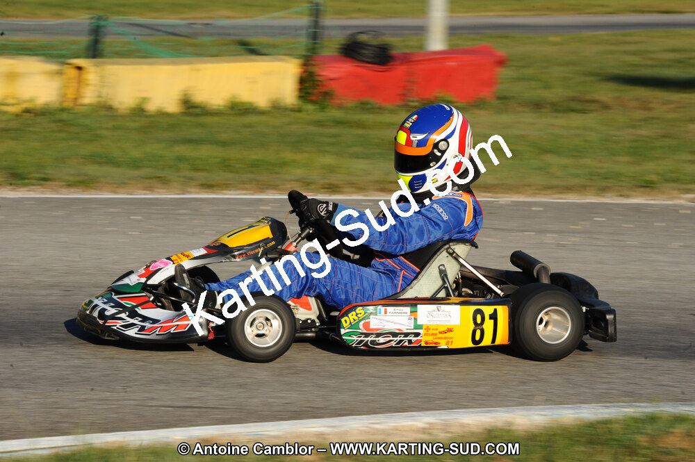 Emilie FARNIERE — 22 & 23/10/2011 : 2ème manche du Trophée Vincent Sanchez à Lavelanet (Photos Antoine Camblor) 2011 — karting