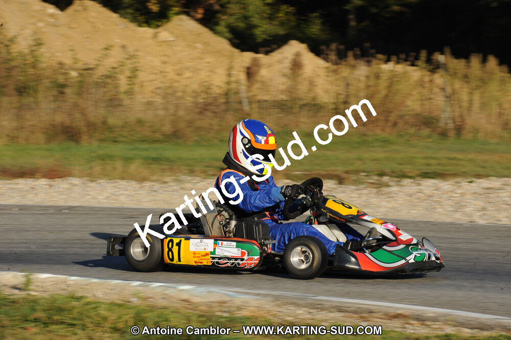 Emilie FARNIERE — 22 & 23/10/2011 : 2ème manche du Trophée Vincent Sanchez à Lavelanet (Photos Antoine Camblor) 2011 — karting
