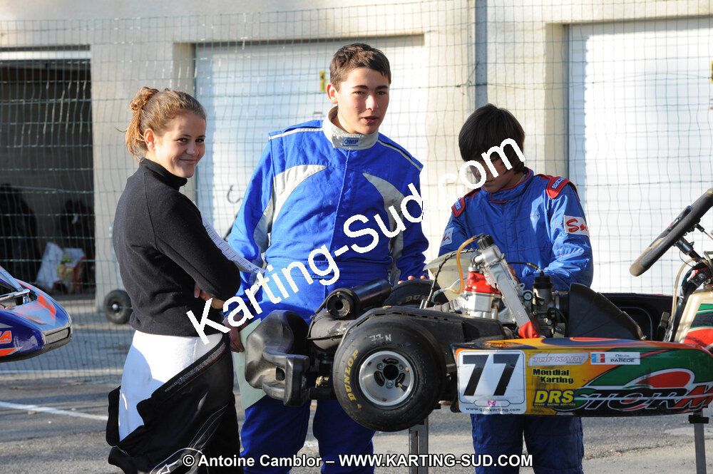 Olivia PAREDE — 22 & 23/10/2011 : 2ème manche du Trophée Vincent Sanchez à Lavelanet (Photos Antoine Camblor) 2011 — karting