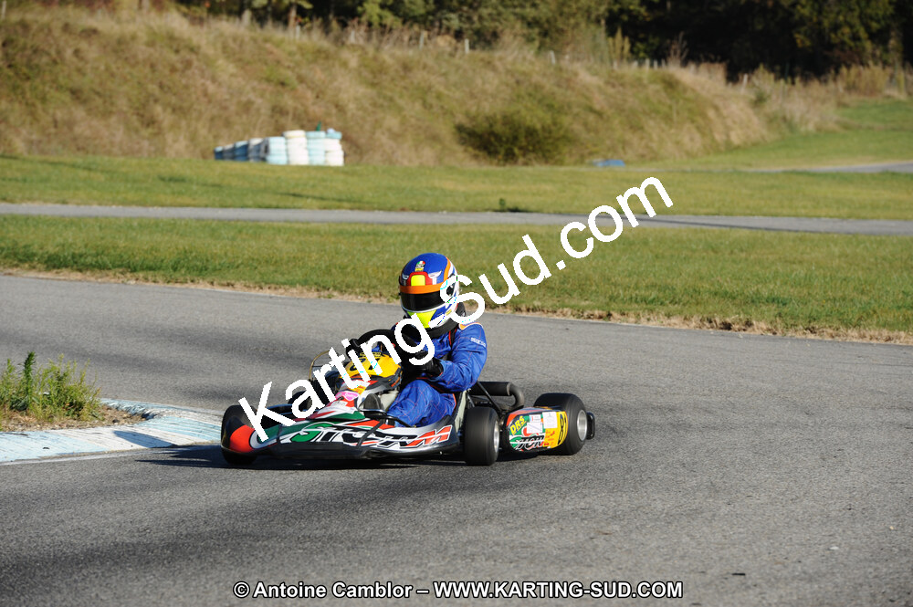 Emilie FARNIERE — 22 & 23/10/2011 : 2ème manche du Trophée Vincent Sanchez à Lavelanet (Photos Antoine Camblor) 2011 — karting