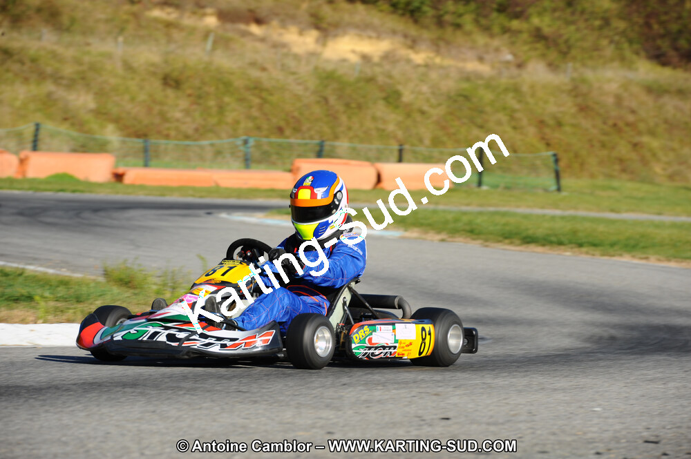 Emilie FARNIERE — 22 & 23/10/2011 : 2ème manche du Trophée Vincent Sanchez à Lavelanet (Photos Antoine Camblor) 2011 — karting